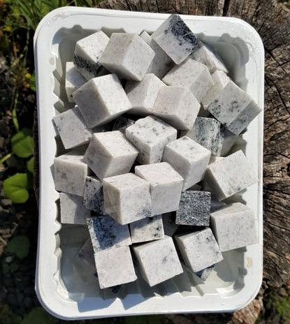 Granite Ice - Dark Green Speckles in White