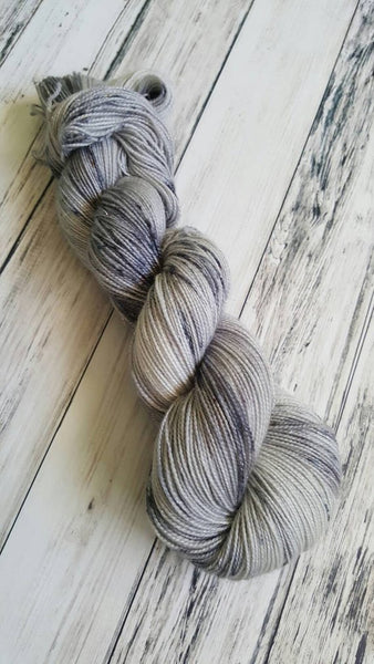 Mica Sparkle Fingering Yarn - Moonstone