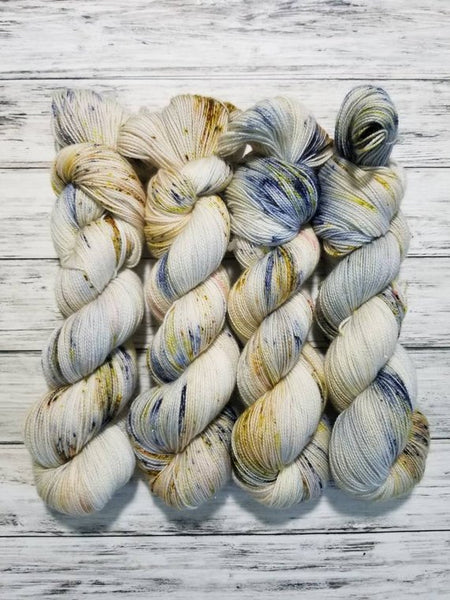 Mica Sparkle Sock Yarn - Speckled Glaucophane