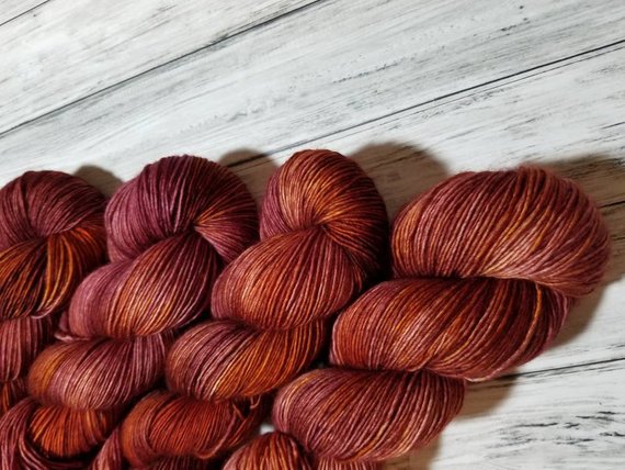 Pumice Single Ply Fingering Weight Yarn - Sphalerite