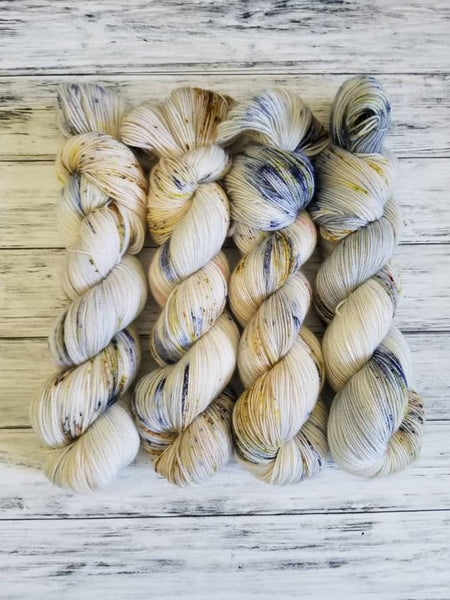 Mica Sparkle Sock Yarn - Speckled Glaucophane