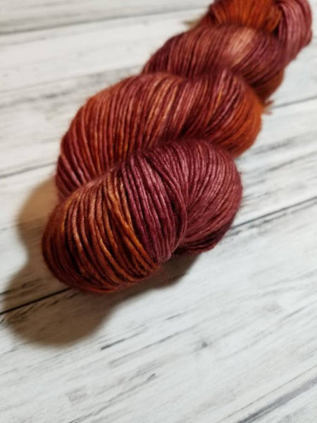 Pumice Single Ply Fingering Weight Yarn - Sphalerite