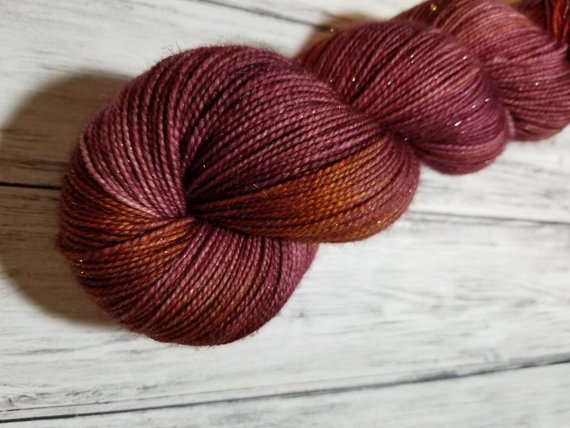 Mica Sparkle Fingering Yarn - Sphalerite