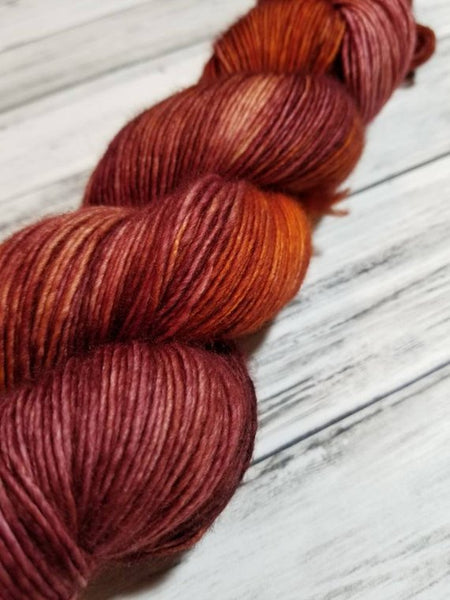 Pumice Single Ply Fingering Weight Yarn - Sphalerite