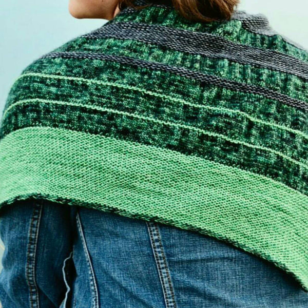 Pumice Single Ply Fingering Weight Yarn - Malachite