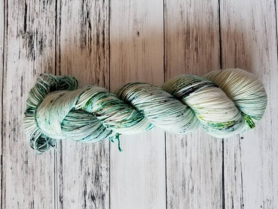 Quartz Sock Yarn - Speckled Ocean Jasper