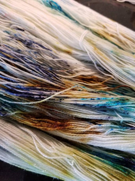 Quartz Sock Yarn - Speckled Dioptase