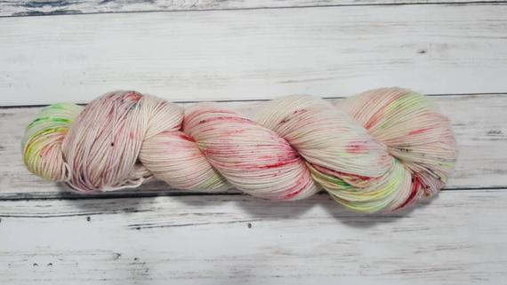 Quartz Sock Yarn - Bright Neon Marble