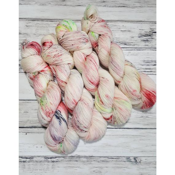 Quartz Sock Yarn - Bright Neon Marble