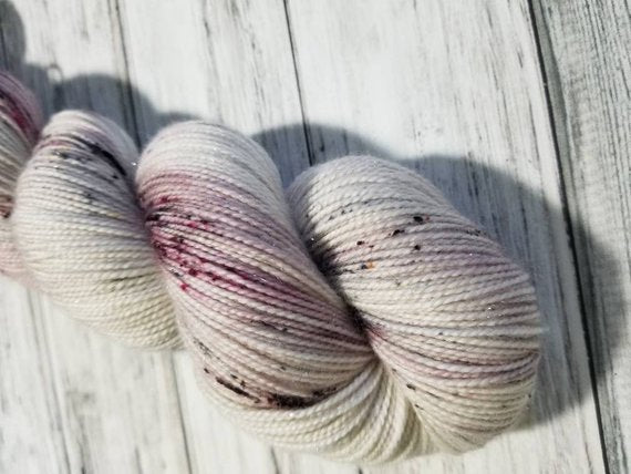 Mica Sparkle Sock Yarn - Rubellite